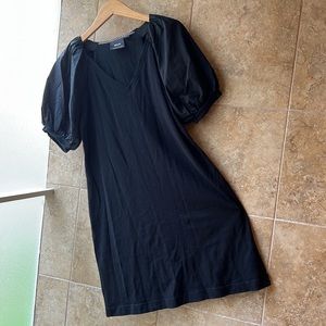 Anthropologie Maeve puffed sleeve mini dress Medium